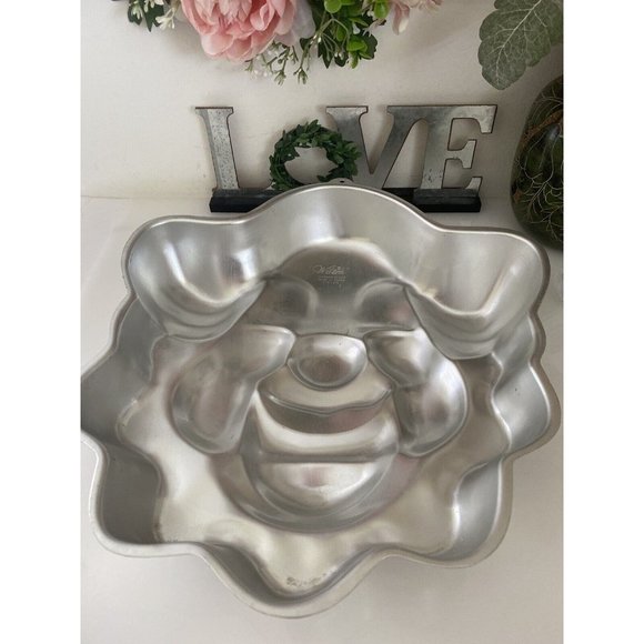 Wilton 1974 Clown Face Cake Pan #502-275 Cake Mold Form Vintage 12"X10"X2" EUC - Picture 4 of 16